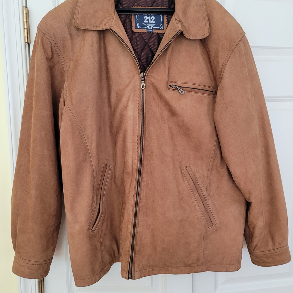 212 Collection Brown Men's Jacket - Picture 2 of 8